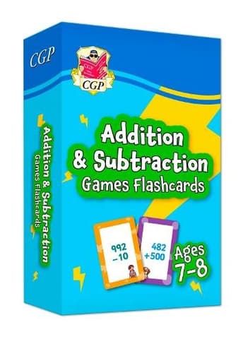Addition & Subtraction Games Flashcards for Ages 7-8 (Year 3)