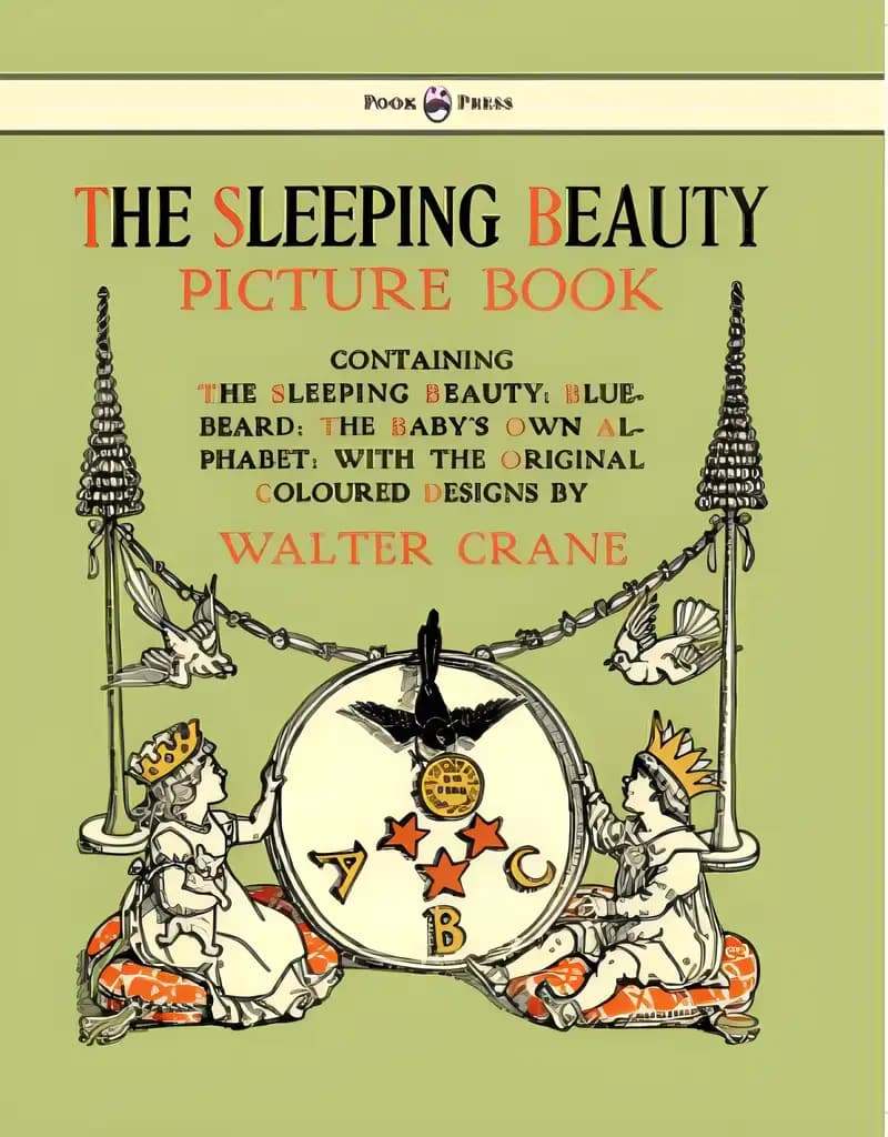 The Sleeping Beauty Picture Book - Containing the Sleeping Beauty, Blue Beard, the Baby's Own Alphabet - Illustrated by Walter Crane