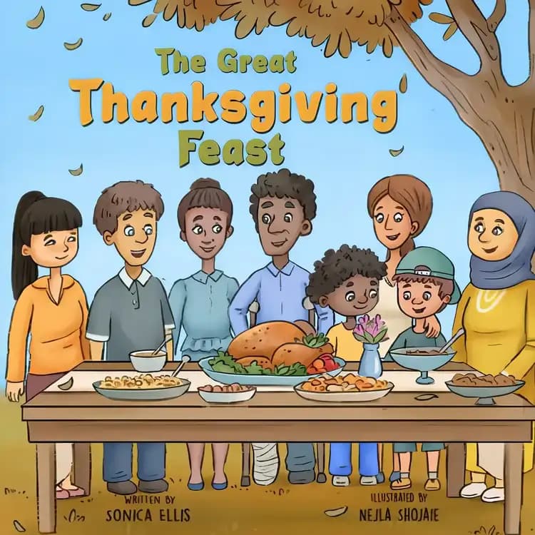 The Great Thanksgiving Feast: A Thanksgiving Book for Kids